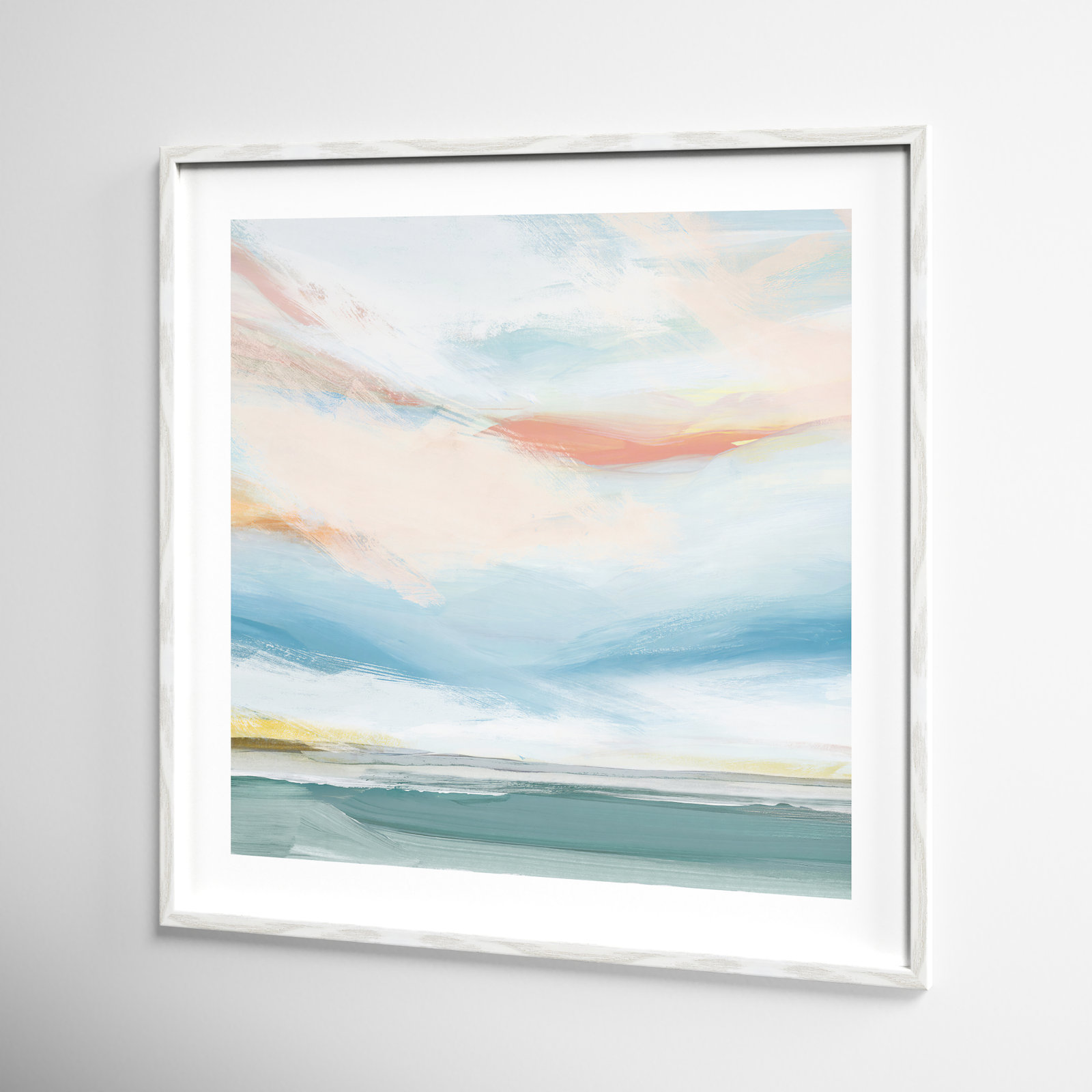Sweetness I by Isabelle Z -  Print, 33.25" H x 33.25" W x 0.88" D, White Wood Framed Paper