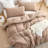 Thicker Than Thickest - Coma Inducer Oversized Comforter Set - Mocha Meringue-109376771
