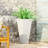 13" X 28.5" Outdoor Modern Mgo Cast Stone Planter-1489290321