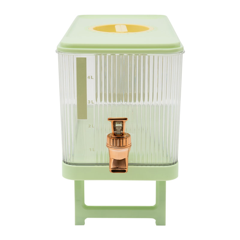 Demerius 152,18 oz Distributeur d'eau pour boissons avec couvercle, Vert