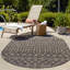 Tapis intérieur / extérieur gris anthracite Leyla-744102857