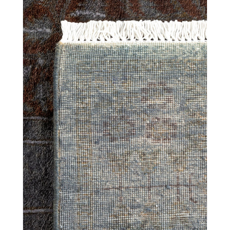 Tapis noué à la main Weirsky - unique en son genre - gris Weirsky