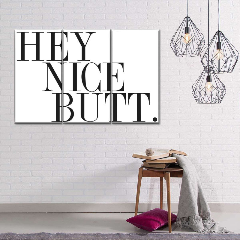 Ensemble de 3 pièces «Hey Nice», H 42 po x l 65 po x P 1,25 po