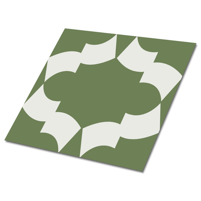 Kialan 30cm W x 30cm L Vinyl Peel and Stick Field Tile