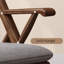 Chaise berçante en bois massif Nordic-100720467