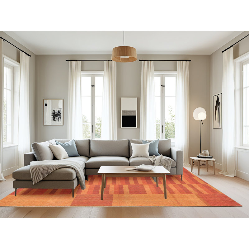 Bardon Abstract Indoor Rug, Rectangle 8' x 12'