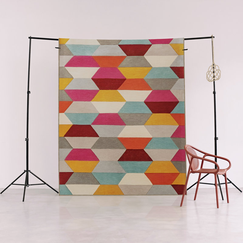 Tapis intérieur / extérieur Kenndi, Rectangle 5 pi x 8 pi 3 po