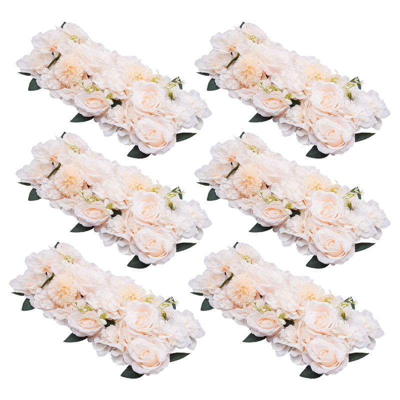 Copeland Artificial Wedding Dining Table Flower Centerpiece, Champagne