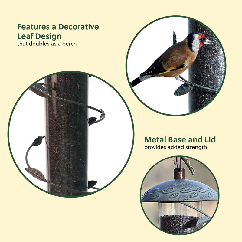 Alitzel Metal Hanging Nyjer/Thistle Feeder