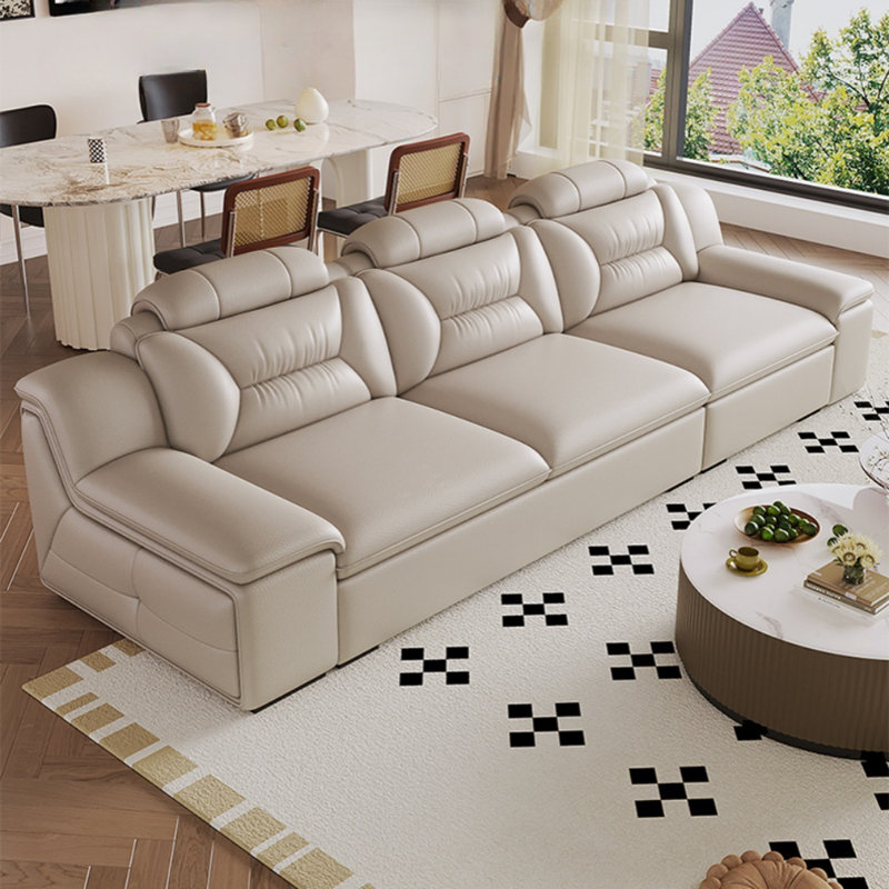 Minimalist Small-Apartment Straight-Line Sofa