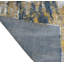 Tapis à poils longs bleu / or Madison-846705534