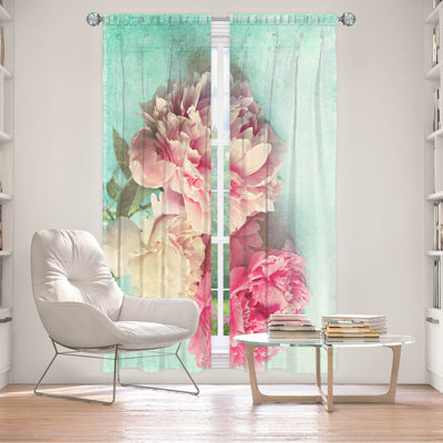 Paire de rideaux obscurcissant en polyester Barnali