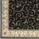 Weisgerber 1599 Traditional Oriental Black Area Rug