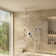 Ceiling Mounted Pressure Balanced Luxury Complete Shower System with Digital Display and Rough-in Valve