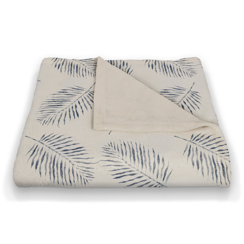 Hand Woven Throw Blanket, Navy