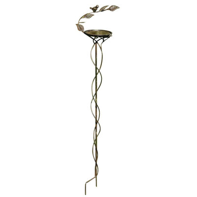 Metal Pole Tray Bird Feeder