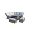 Lyons 6 - Person Wicker Patio Dining Set with Square Table , Cushions Included