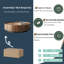 Drum Coffee Table with Storage-814923588