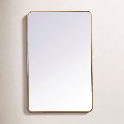 Sabine Metal Rounded Rectangle Wall Mirror