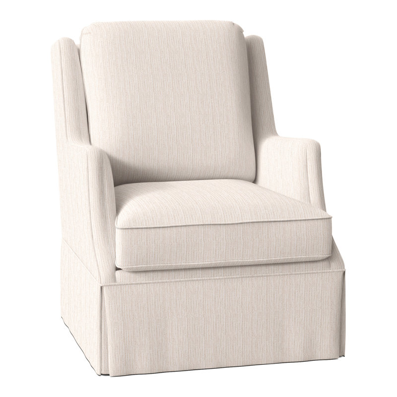 Fauteuil à oreilles pivotant l 31,5 po Savannah, Perigold Poros coquille d'œuf