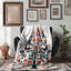 Scandinavian Festive Motifs - Couverture sherpa de qualité supérieure 1 pièce-101008051