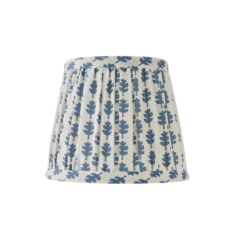 13cm H Blended Fabric Dome Wall Sconce Shade ( Slip-On ), Blue