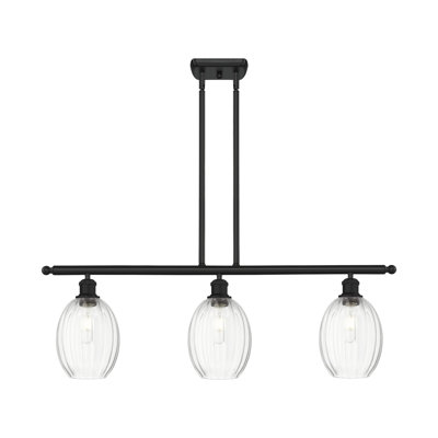 Ballston - Draves - 3 Light Bulb Shade Stem Hung Island Light