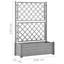 Grinstead Raised Flower Bed with Trellis