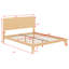 Modern Platform Bed With Slat Support-891752058-891752050