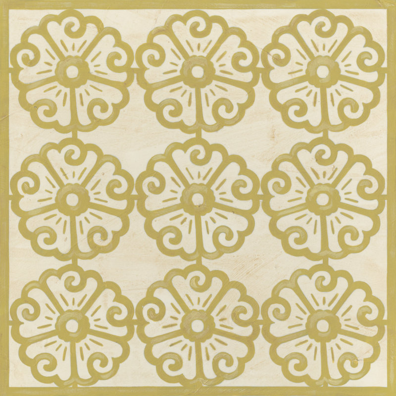 Floral Trellis I by June Erica Vess - Wrapped Canvas Print, 30cm H x 30cm W