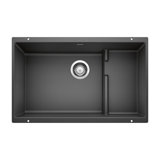 Precis Cascade SILGRANIT 29" L x 18" W Undermount Kitchen Sink with Colander