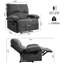 Fauteuil inclinable manuel surdimensionné pour le salon-1121094991