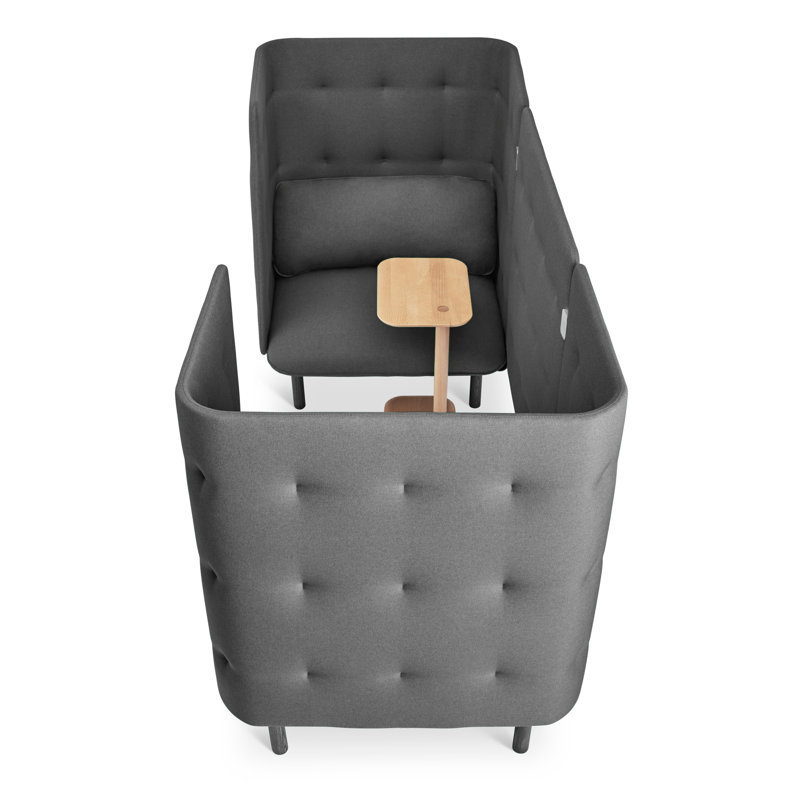 Chaise QT, Gris foncé