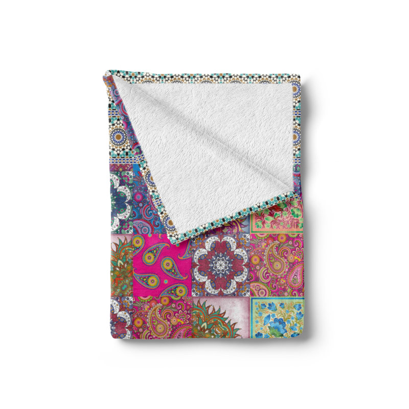 Hand Woven Throw Blanket, 70" x 90"