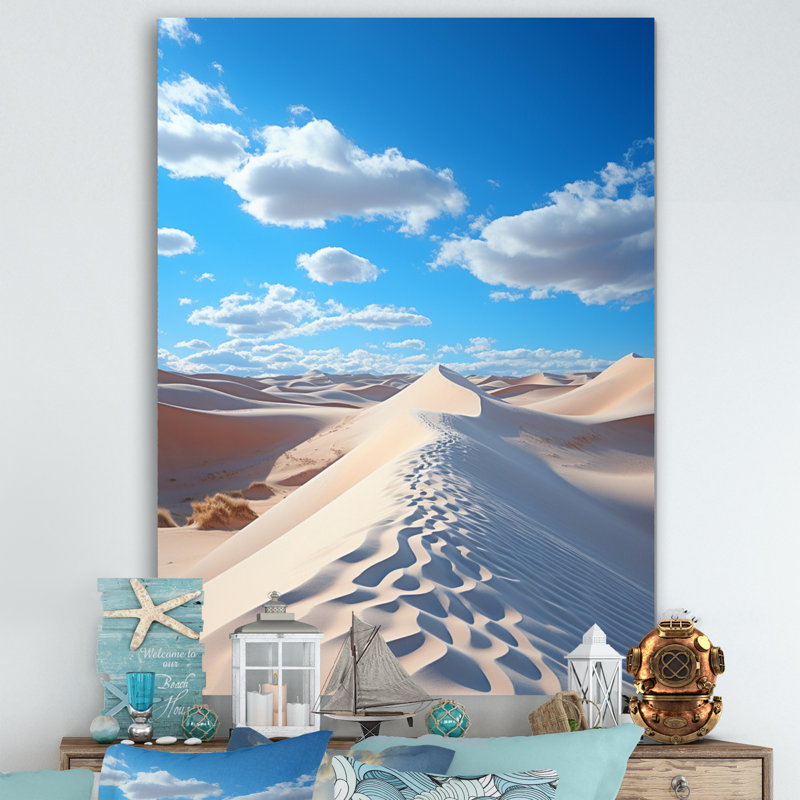 Coastal Wind Dunes II - impressions sur toile, paysage et nature, H 20 po x l 12 po, Toile tendue