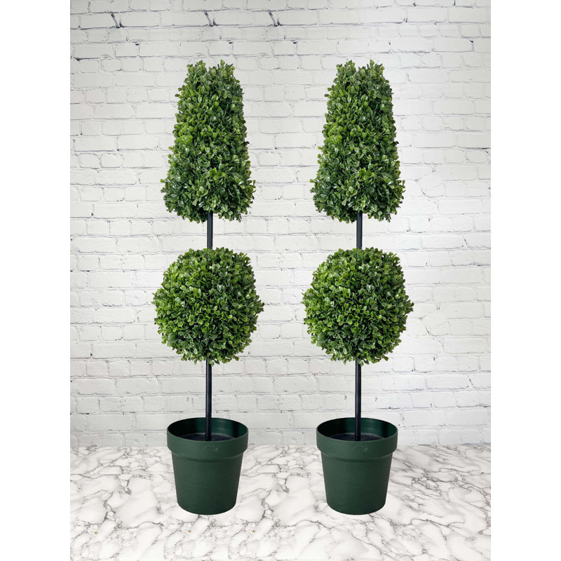 Buis artificiel 38 po en pot, 2