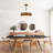 4 - Light Dimmable Drum Chandelier