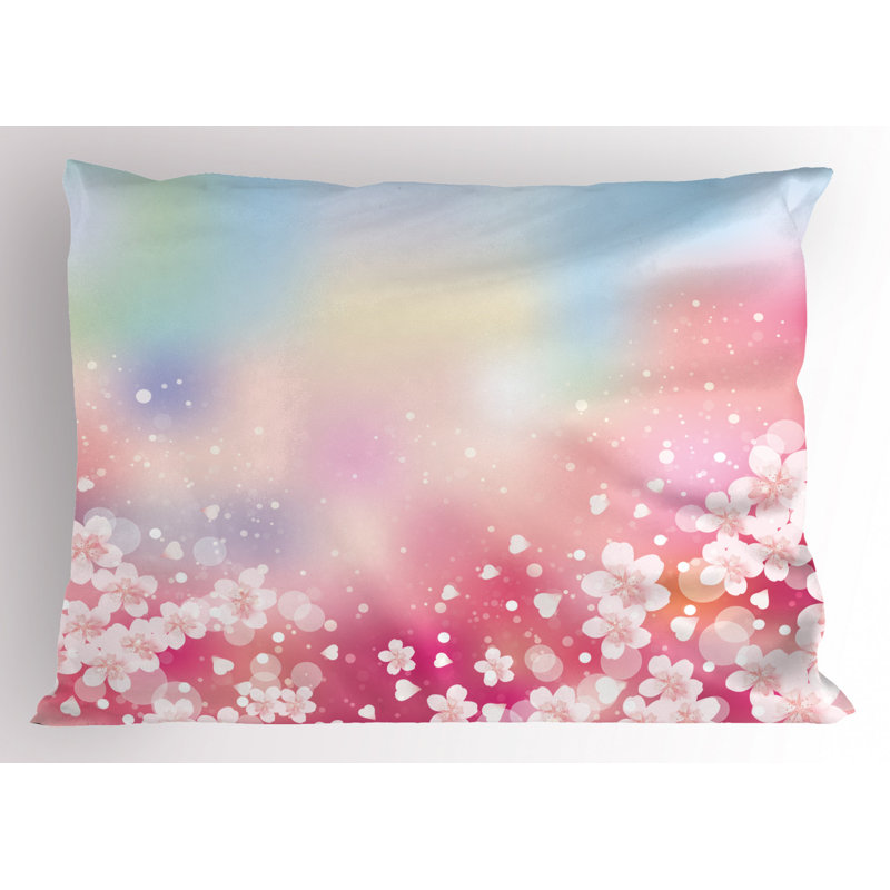 Dream Polyester Floral Sham Set, Twin