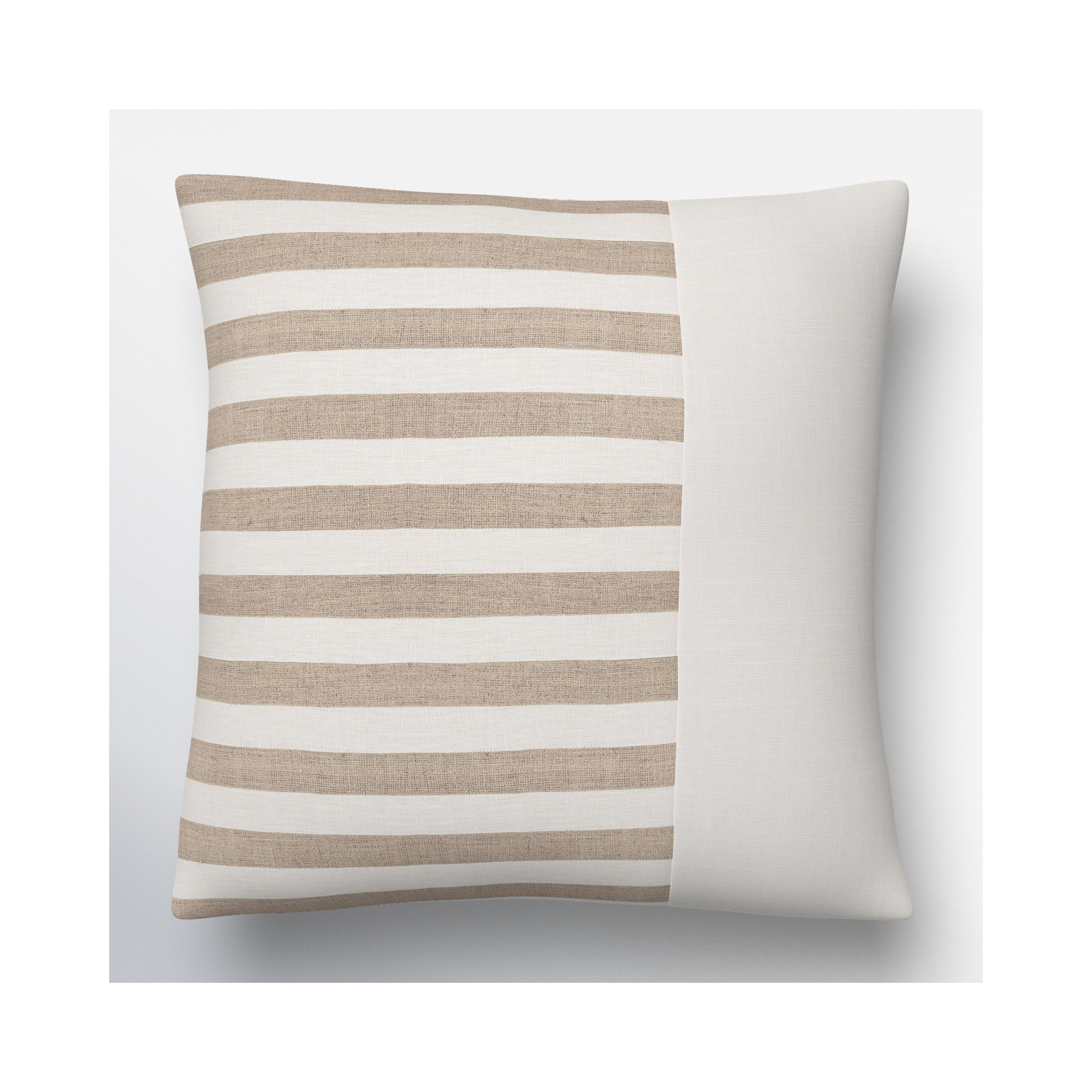 Hegg Striped Linen Throw Pillow, 20" x 20", Pillow Cover Only - No Insert