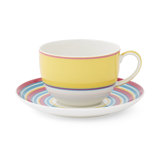 10 Oz Breakfast Cup & Saucer in Pink