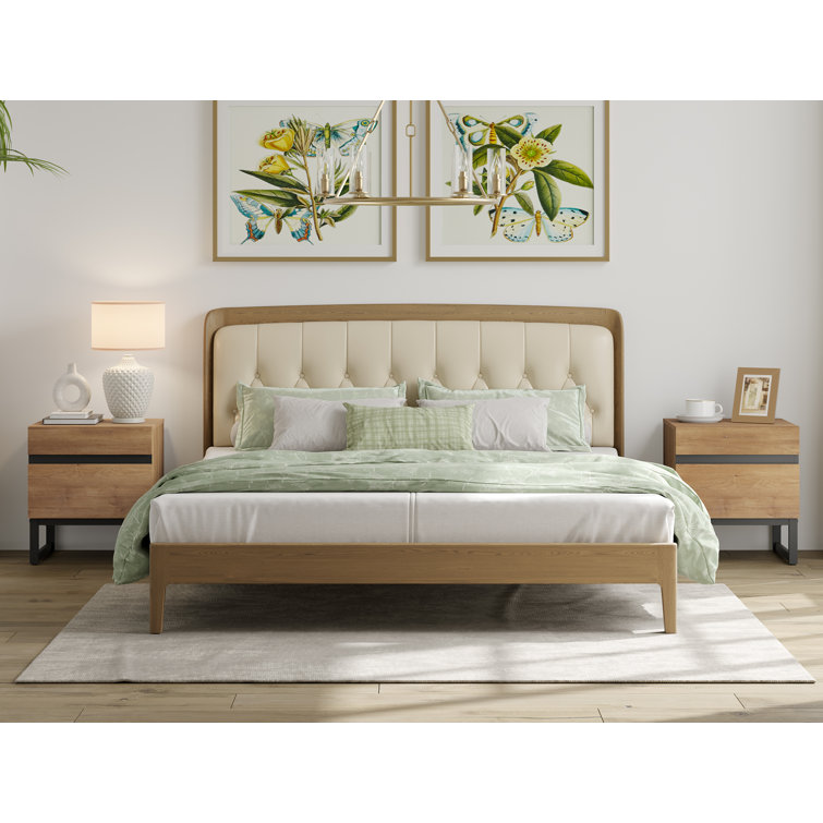 Aadam 2 Piece Nightstand With 2 Drawers