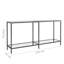 Hannmeike Glass Top Console Table-443084630-443084618