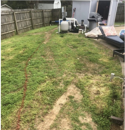 Amazing Backyard Before and After: Before Picture