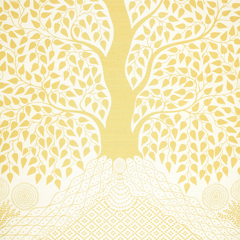 Kayon Sisal Panel, Soft Yellow