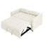 Velours beige moderne: 31 lits convertibles. Confortable. Revêtement doux. Lit en mousse haute densité pour le salon. Réglable, fonctionnel et confortable