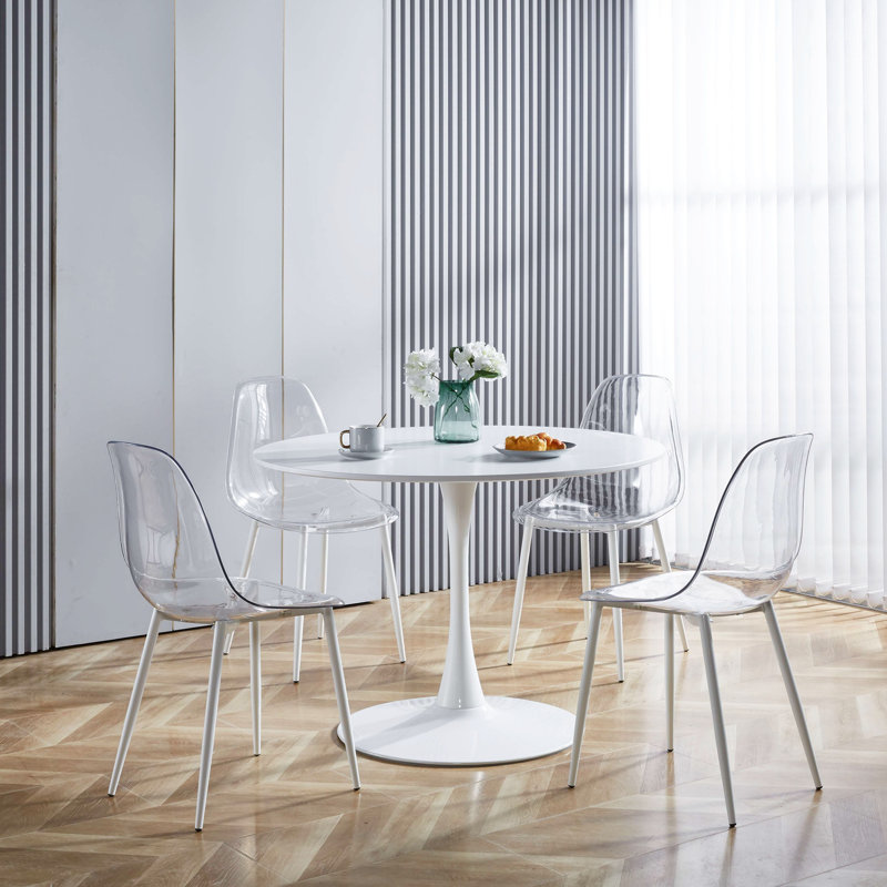 Ensemble de table de salle à manger moderne Mayesville L 31,59 po x l 31,59 po