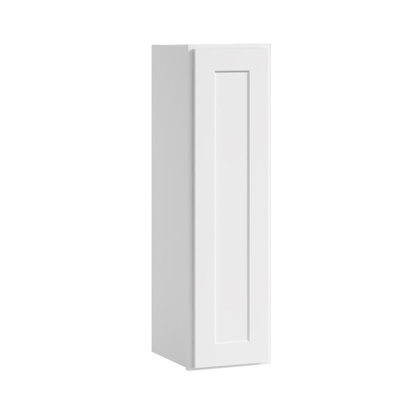 Meuble mural standard HOMEIBRO Cozy Design, en contreplaqué blanc, prêt à assembler, dimensions : 9 po L x 12 po P x 42 po H