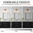 2 Light Bathroom Vanity Light Dimmable With Milk Glass Shades Over Mirror-1544001000-1544001001