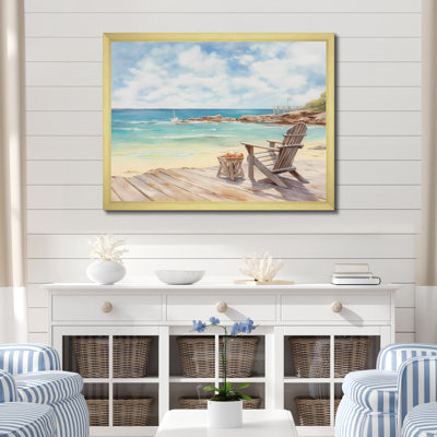 «Coastal Lounging III», reproduction sur toile