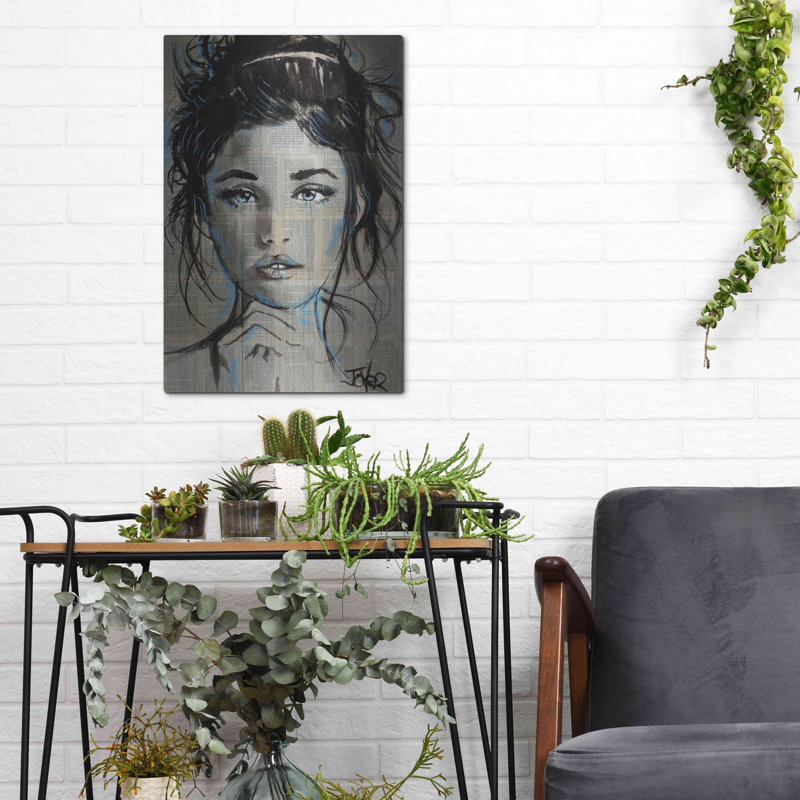 «Baby Blue» par Loui Jover, H 16 po x l 12 po